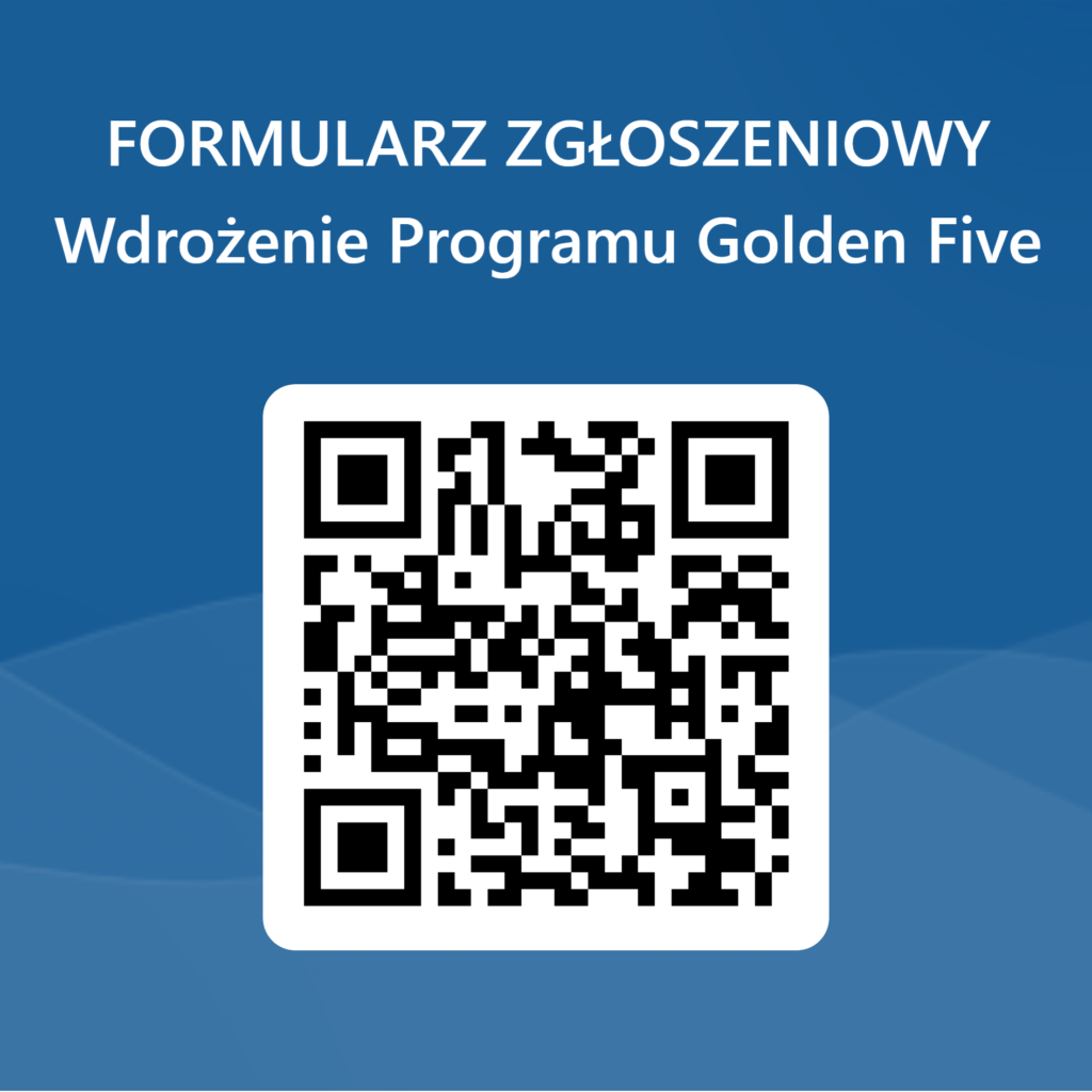 kod QR przekierowujący do formularza zgłoszeniowego